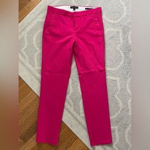 Banana Republic Suiting Ankle Pants - Hot Pink